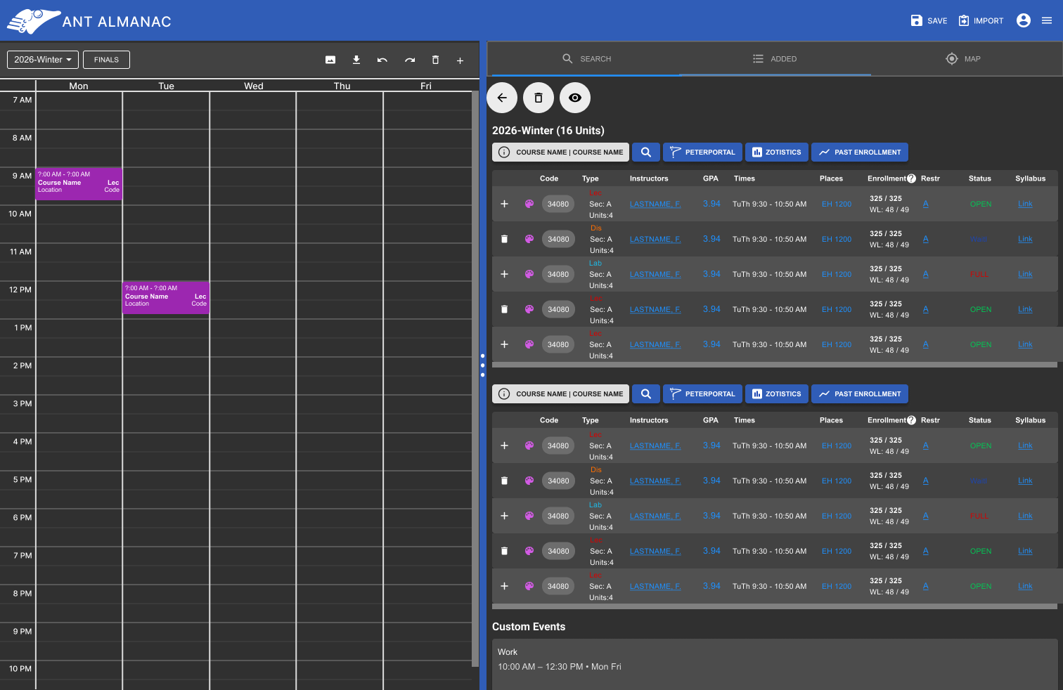 Added page in dark mode